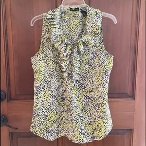 New York and Company Ruffle top Size 12